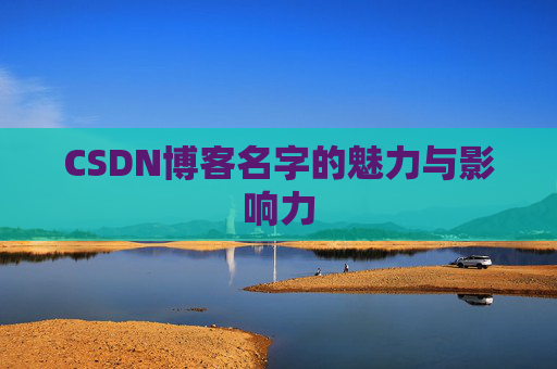 CSDN博客名字的魅力与影响力